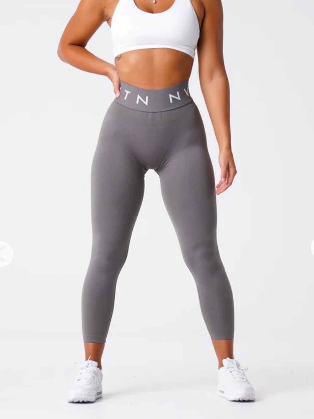 NVGTN Charcoal Sport Seamless Leggings size M